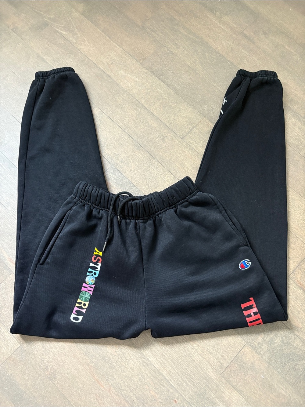 Champion Kids Black 'Astroworld' Graphic Sweatpants